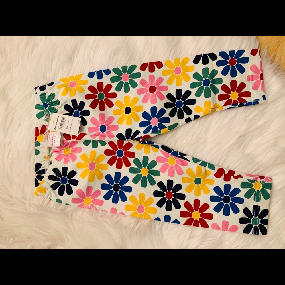 Flower pants. Brand new Hanna Andersson 4T